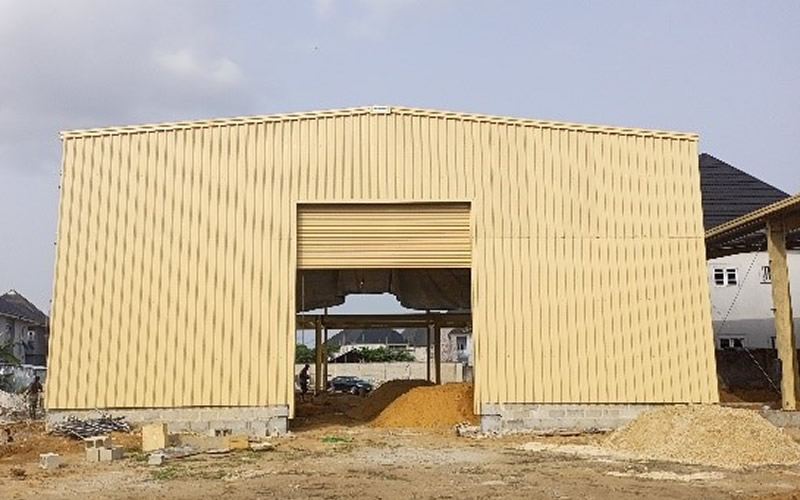 Warehouse & Workshop Construction by Temamost Nigeria Ltd Warehouse and workshop construction project in Port Harcourt by Temamost Nigeria Ltd showcasing expert project management and innovative building solutions.